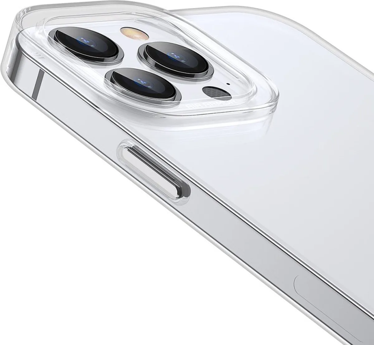 Baseus Simple Soft TPU Hoesje iPhone 13 Pro Max - Transparant