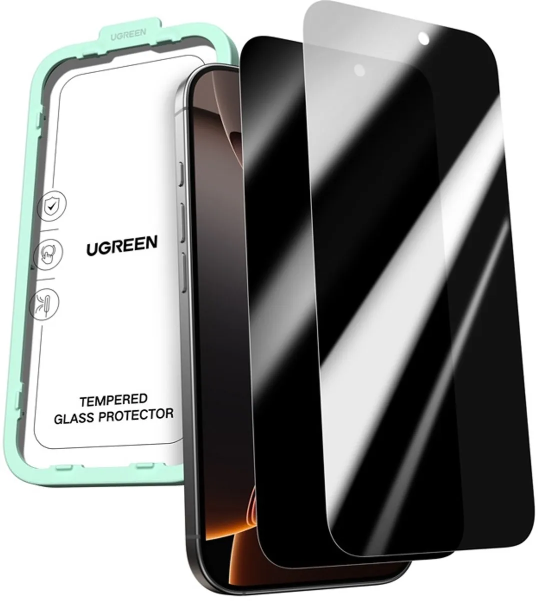 Ugreen Gehard Glas voor iPhone 17 Pro