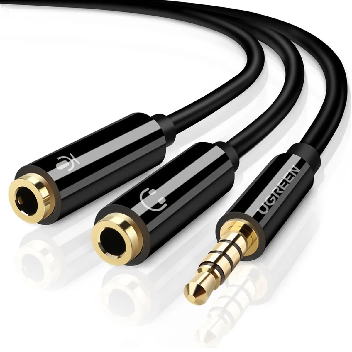 UGREEN AV141-30620 Koptelefoonsplitter 20cm