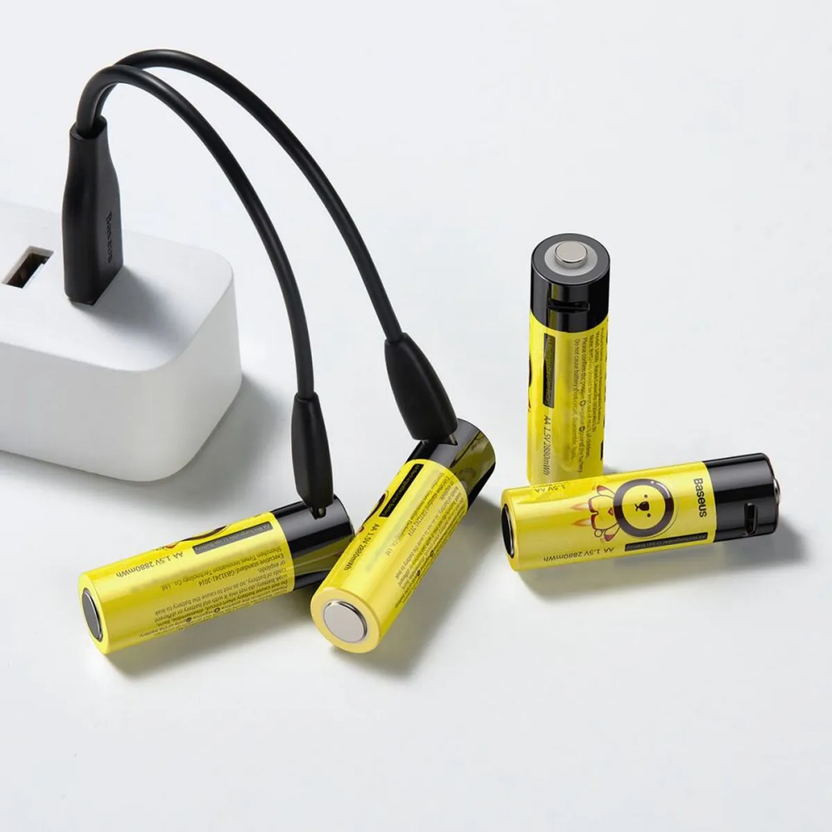 Baseus Oplaadbare AA Batterijen 1920mAh - 4 Stuks