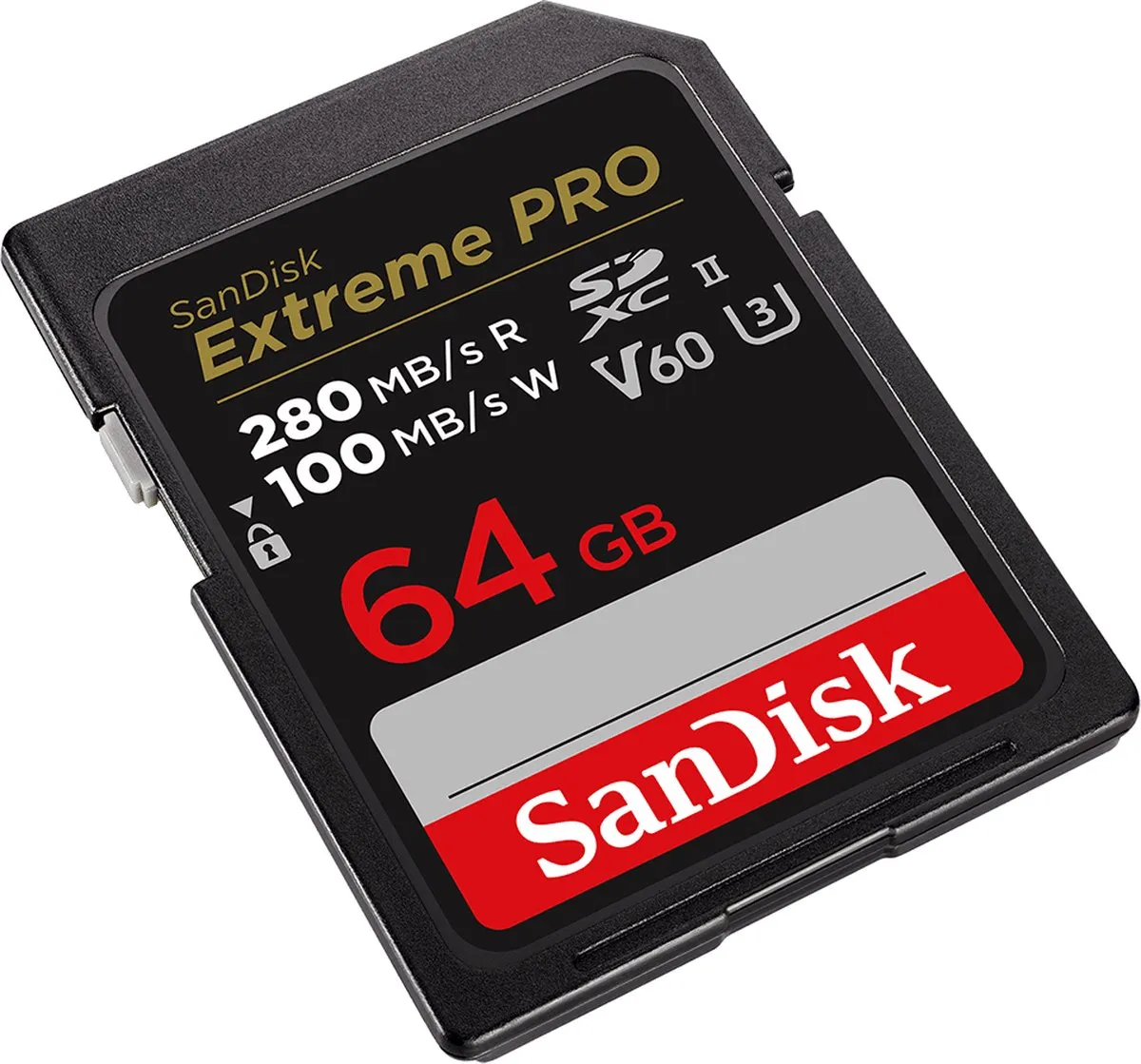 SANDISK Pro SD-Kaart 64GB V60 UHS-II 280/100MB/s