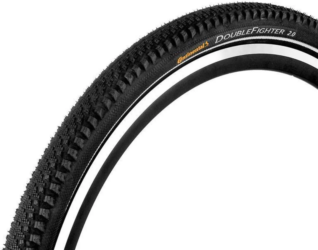 Continental Double Fighter III 27.5x2.00 Mountainbikeband - Zwart