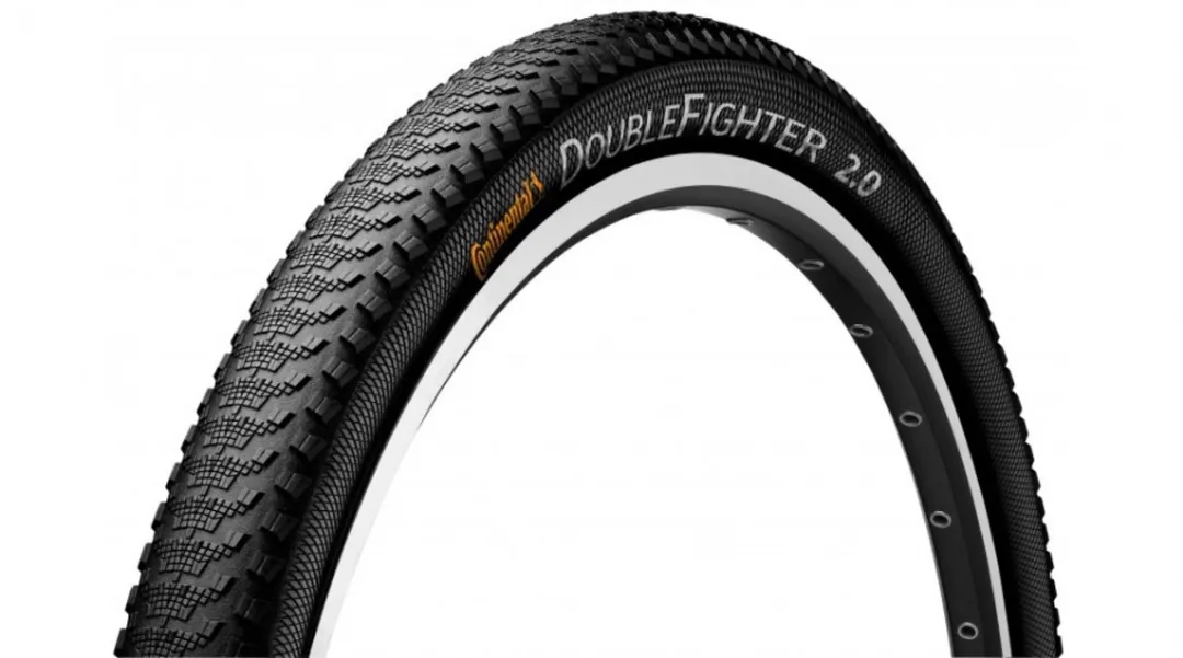 Continental Double Fighter III 27.5x2.00 Mountainbikeband - Zwart