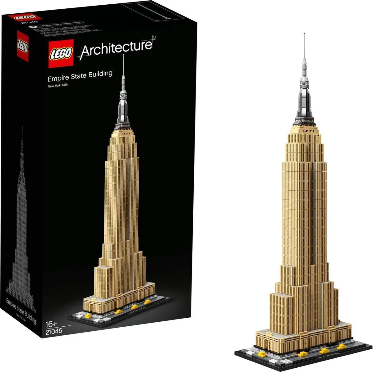 LEGO Architecture Empire State Building 21046 - 1767 Stenen