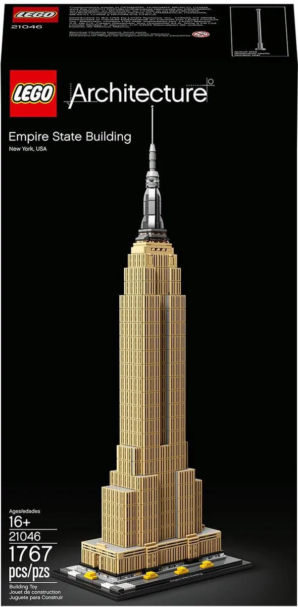 LEGO Architecture Empire State Building 21046 - 1767 Stenen
