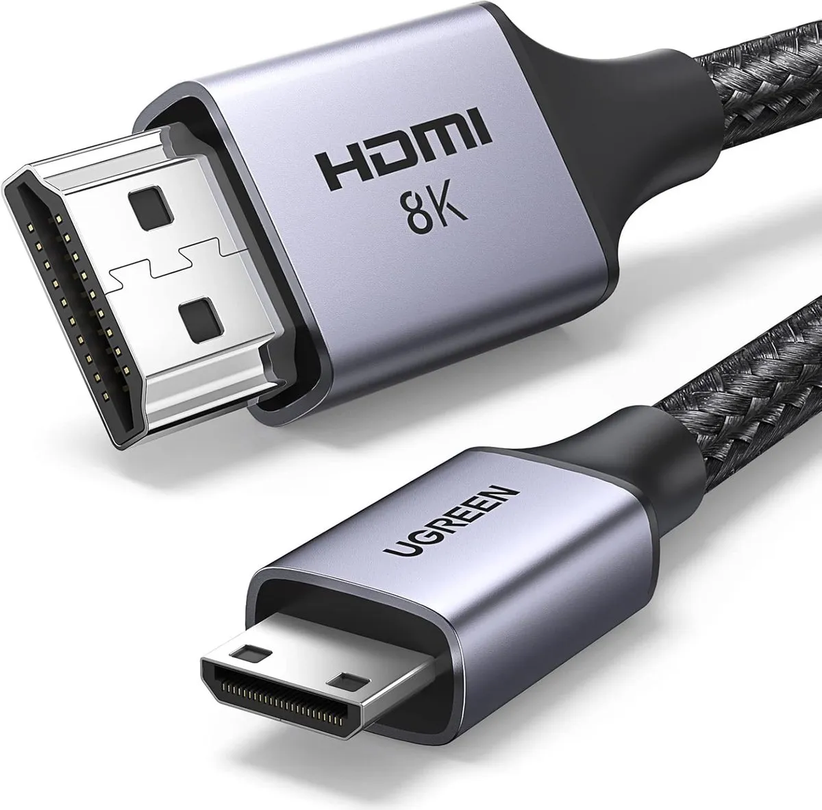 Ugreen Mini HDMI naar HDMI 2.1 Kabel 1M