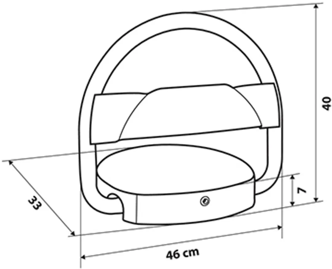 Lampa Automatisch Parkeerhek - Geel/Zwart - 6V - afbeelding 6 van 6