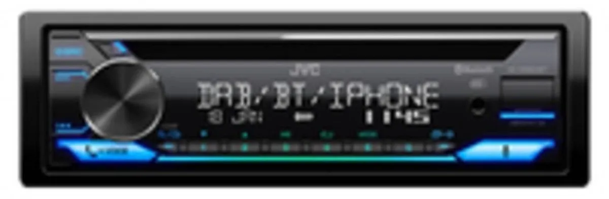 JVC KD-DB922BT Autoradio DAB+ - 59W - Zwart