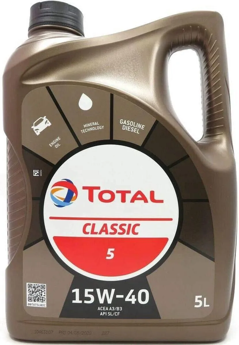 Total Classic 5 15W-40 Motorolie 5L