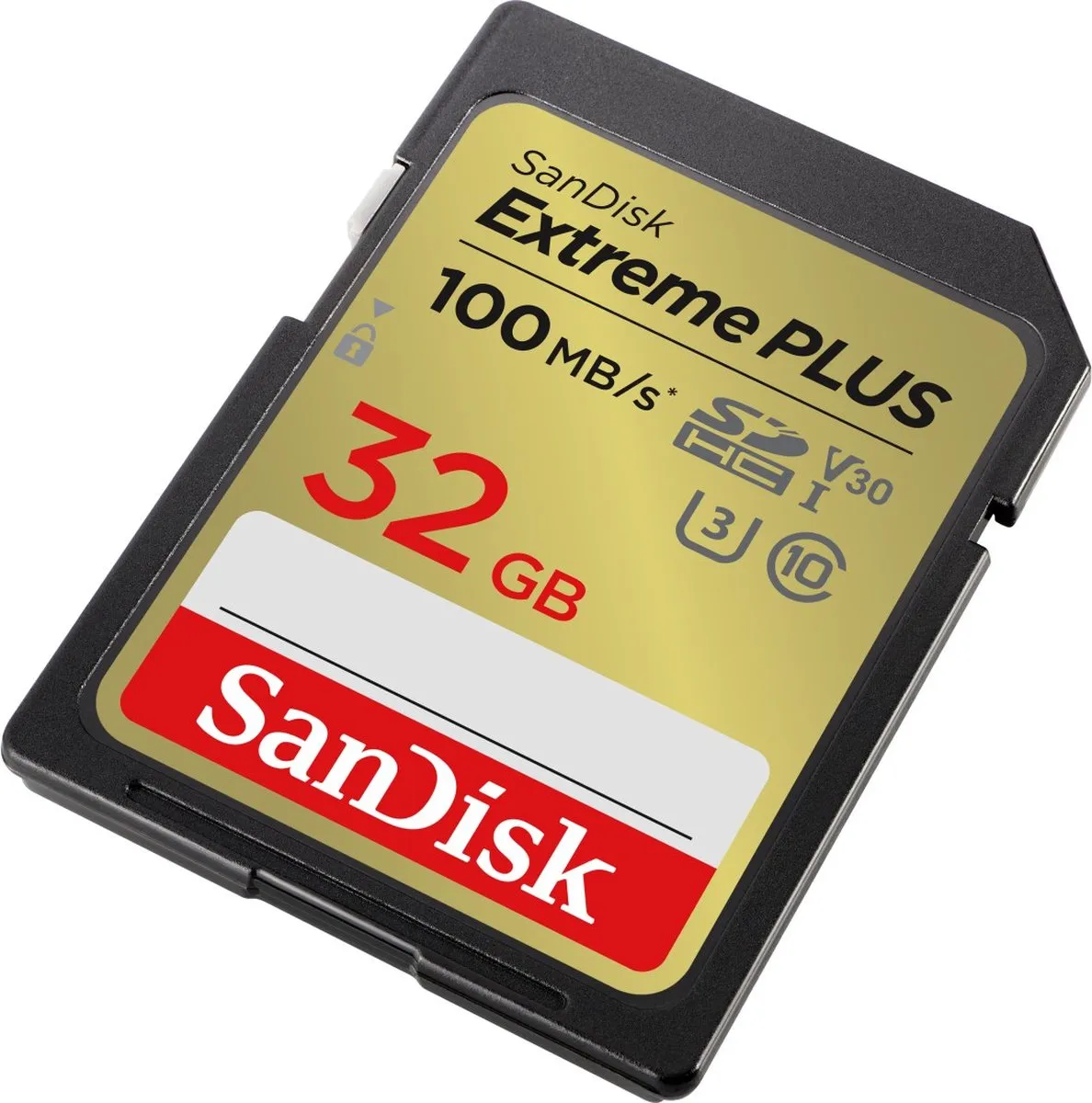 SanDisk Extreme PLUS SDSDXWT-032G-GNCIN SDXC-kaart 32GB - UHS-I