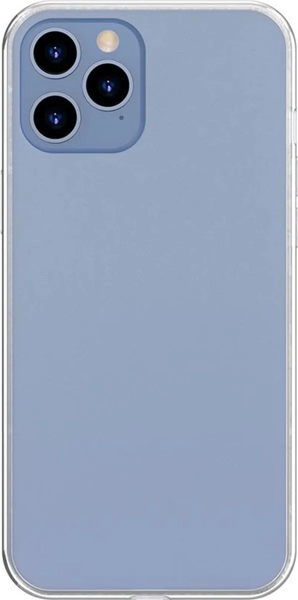 Baseus iPhone 12 Pro Max Hoesje Frosted Glass - Wit - afbeelding 2 van 6