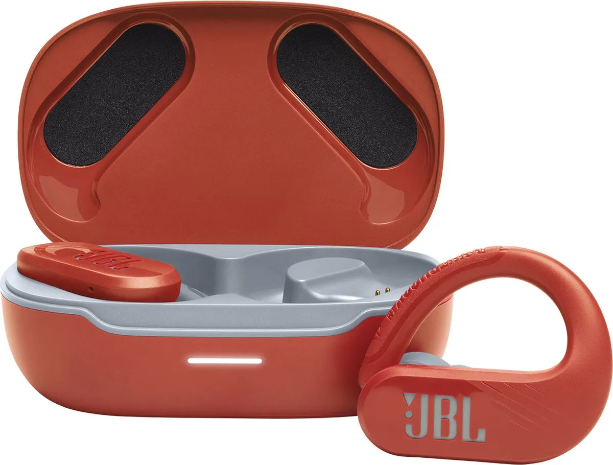 JBL Endurance Peak 3 Draadloze Oordopjes - 50 uur - IP68 - Oranje