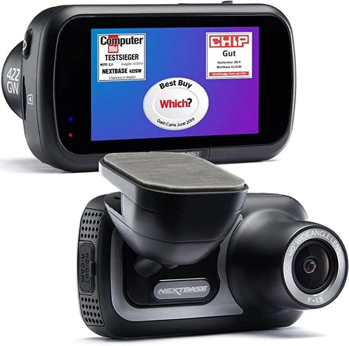 Nextbase 422GW dashcam voor auto - wifi - Auto camera - GPS - SOS functie