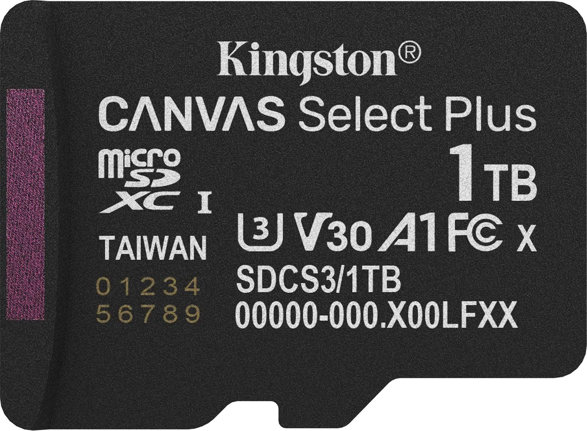 Kingston Canvas Select Plus SDCS3/1TBSP microSDXC 1TB