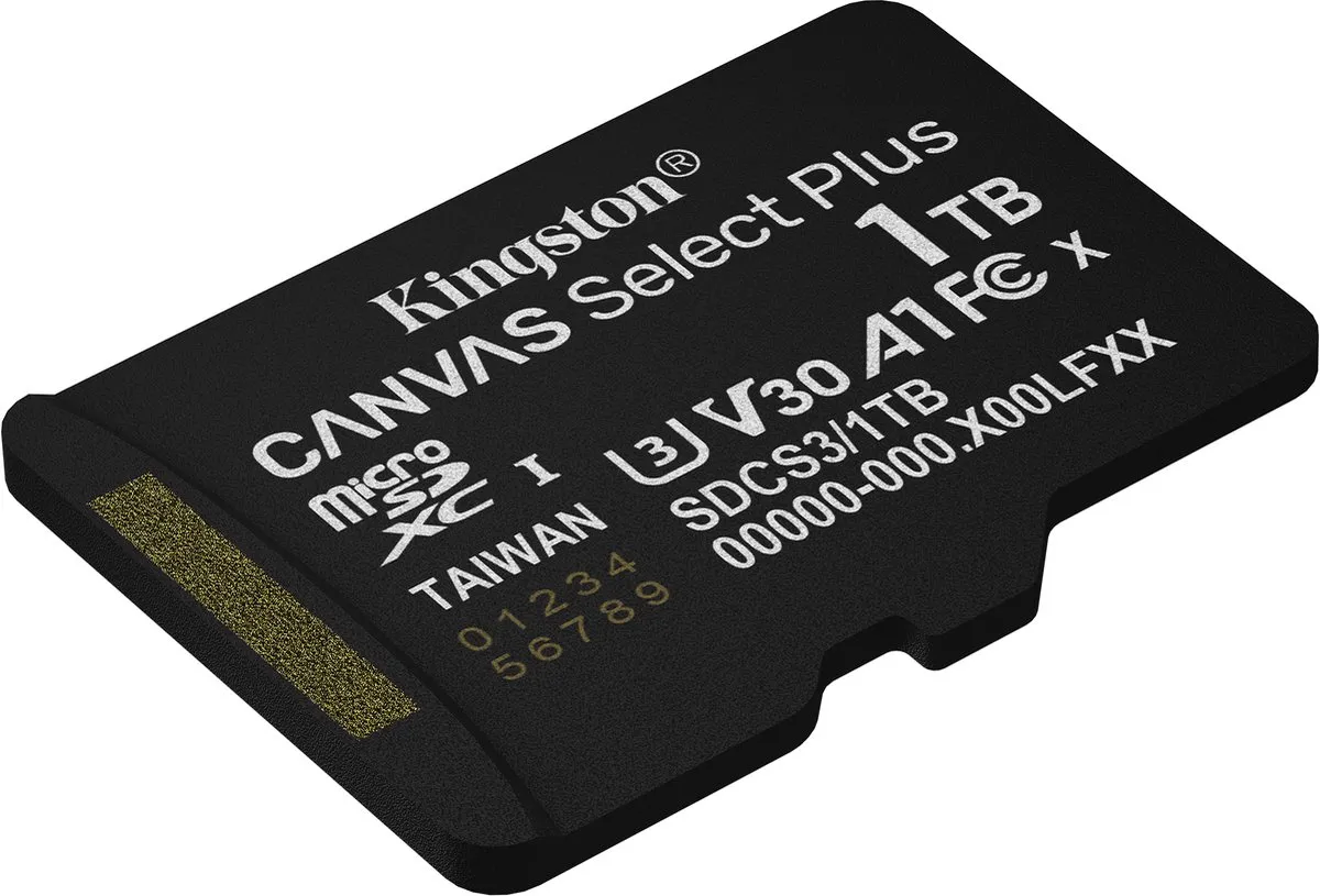 Kingston Canvas Select Plus SDCS3/1TBSP microSDXC 1TB - A1