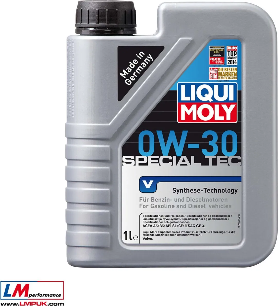 Liqui Moly Special Tec V 0W30 Motorolie 1L - Volvo