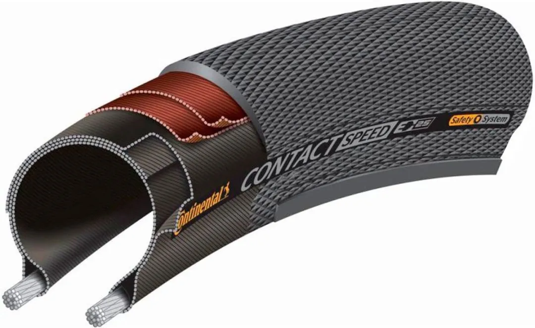 Continental Contact Speed Clincher 28" Band 32-622 - Zwart