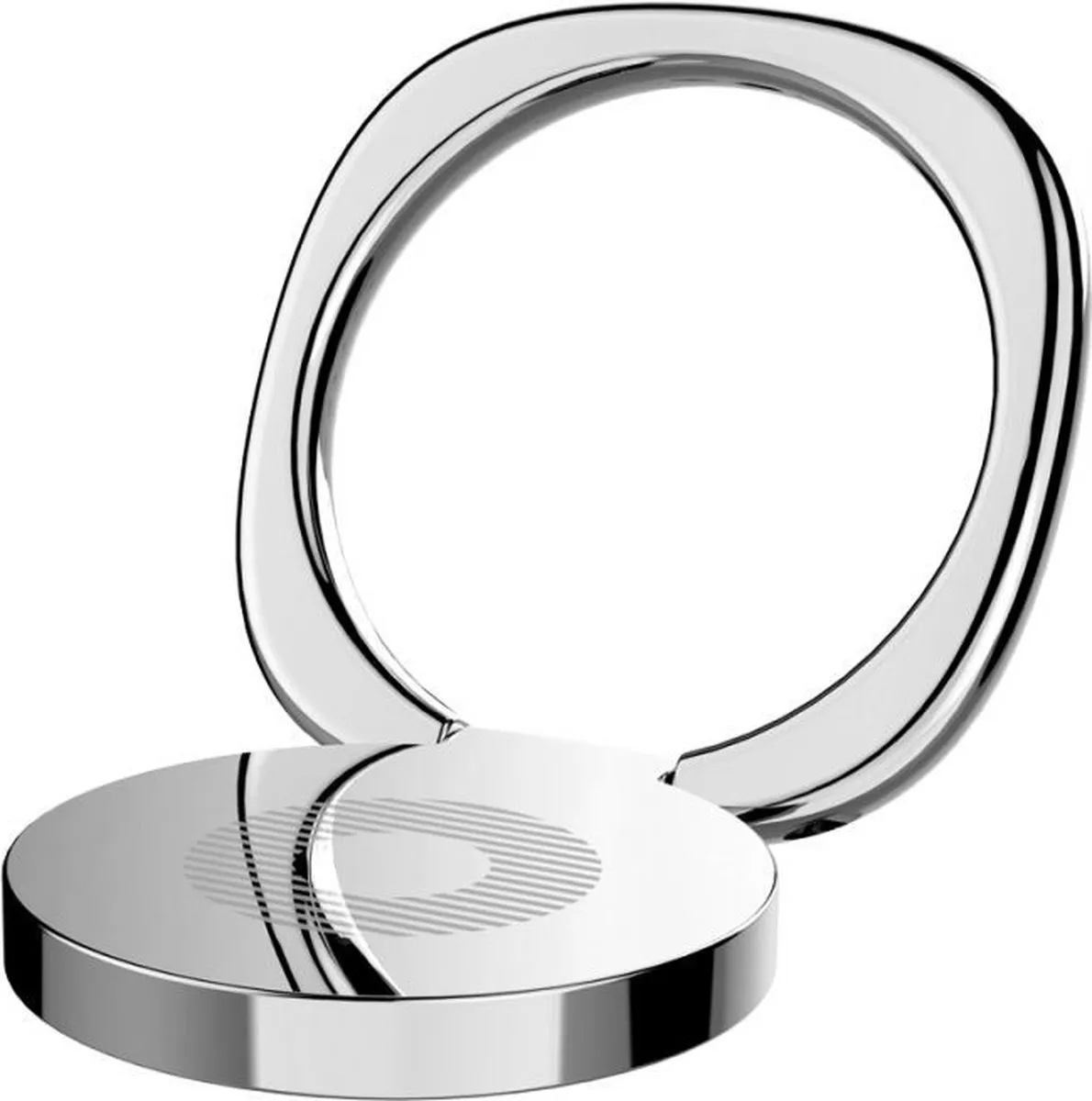 Baseus Desktop Brackets Ring Telefoonhouder - Zilver