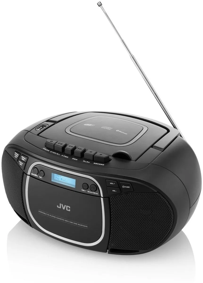 JVC RC-E561B-DAB Draagbare CD-speler - 3W - Zwart - afbeelding 5 van 6