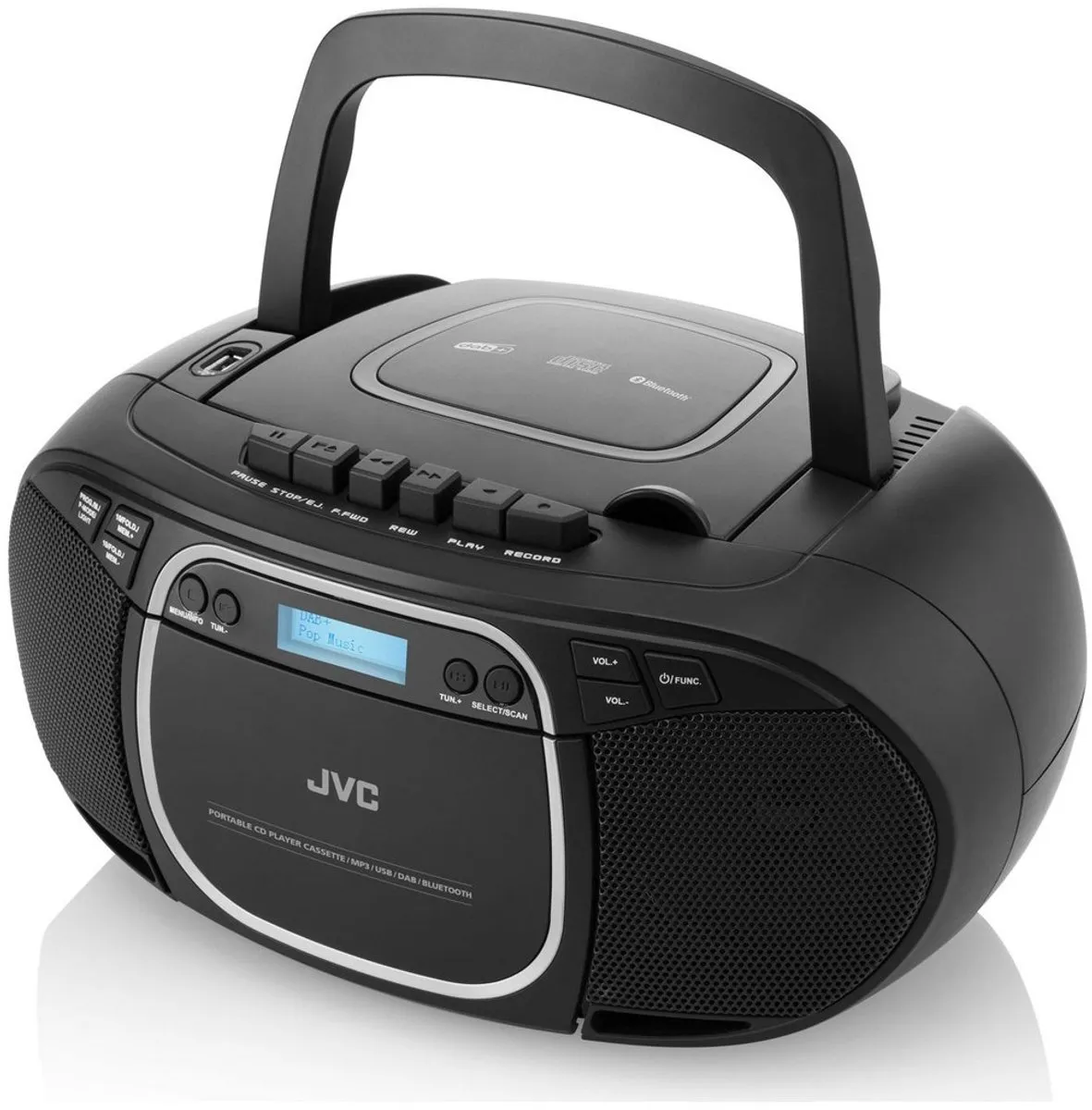 JVC RC-E561B-DAB Draagbare CD-speler - 3W - Zwart - afbeelding 3 van 6