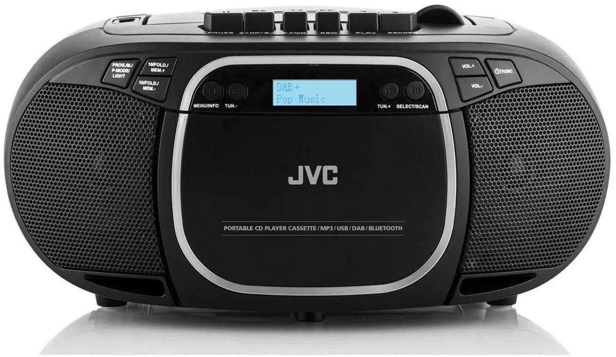 JVC RC-E561B-DAB Draagbare CD-speler - 3W - Zwart - afbeelding 2 van 6