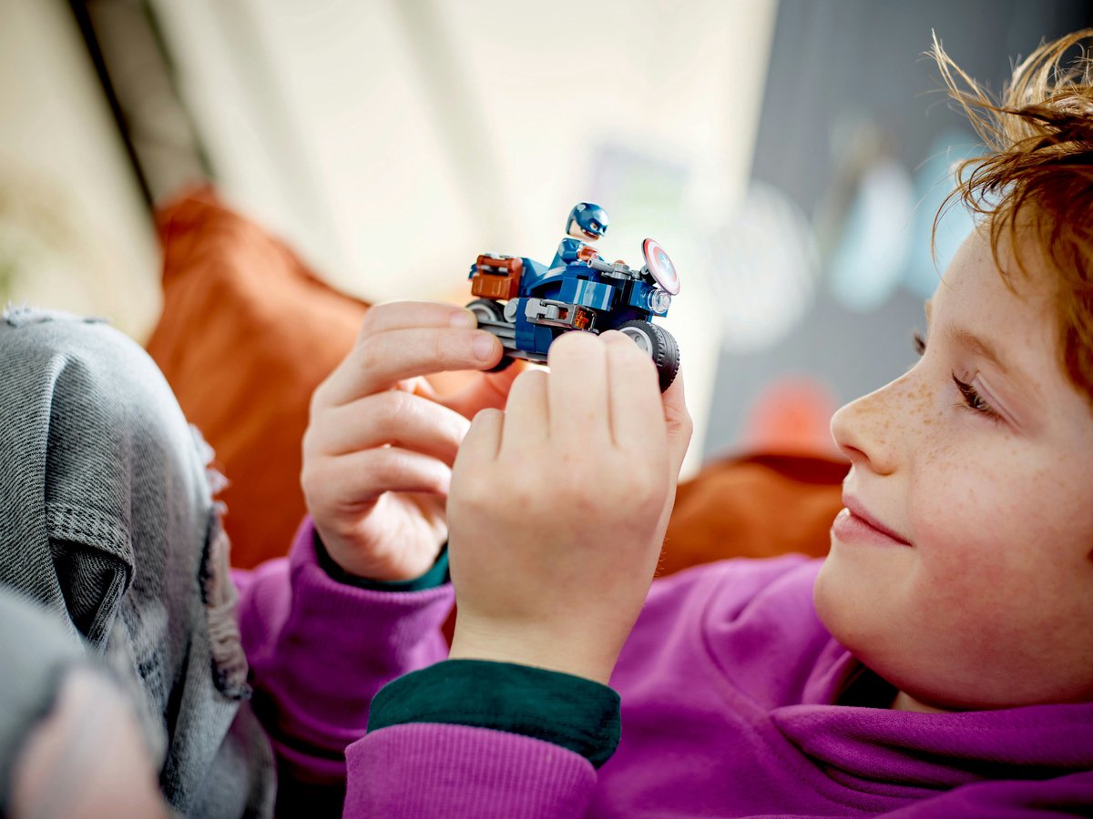 LEGO Marvel Black Widow & Captain America Motoren Avengers Speelgoed - 76260