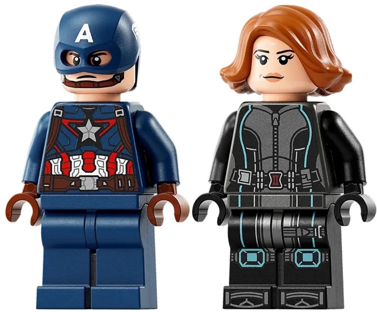 LEGO Marvel Black Widow & Captain America Motoren Avengers Speelgoed - 76260