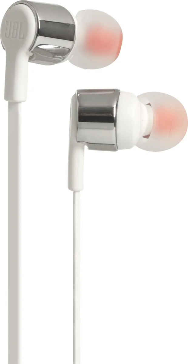 JBL Tune T210 In-ear Oordopjes Bedraad - Zilver