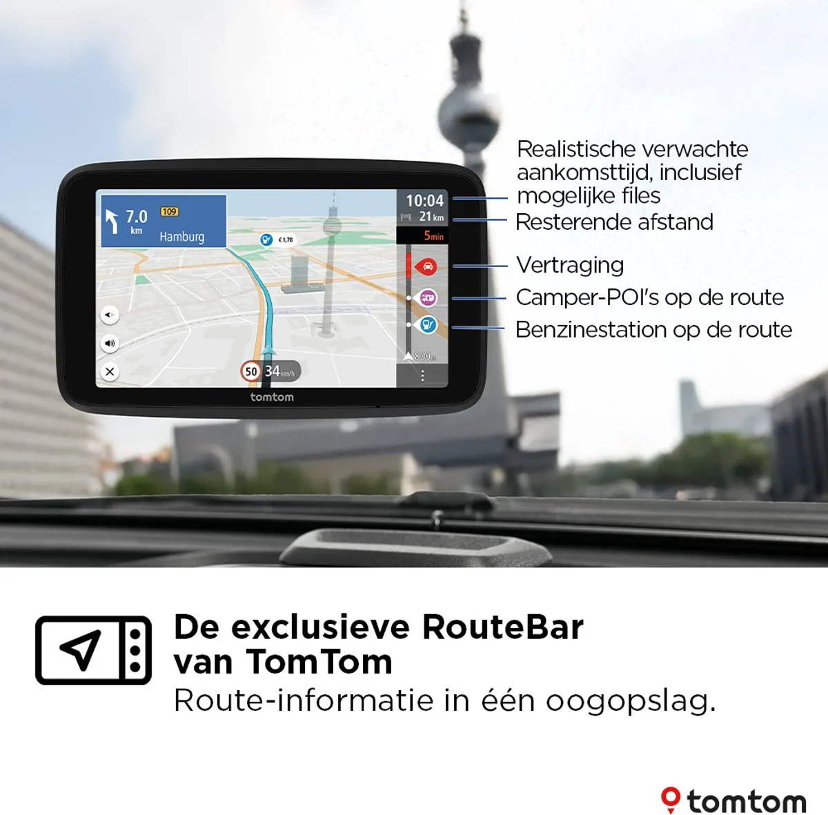 TomTom GO Camper Tour (2nd GEN) - Campernavigatie - Europa