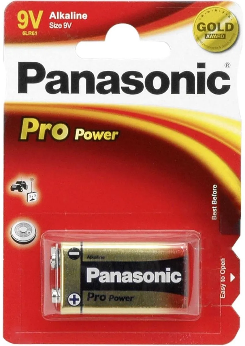 Panasonic 9V Pro Power 6LR - 170mAh
