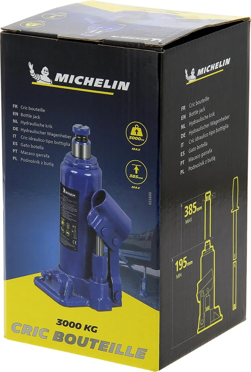 Michelin Potkrik Hydraulisch 3 Ton - Blauw