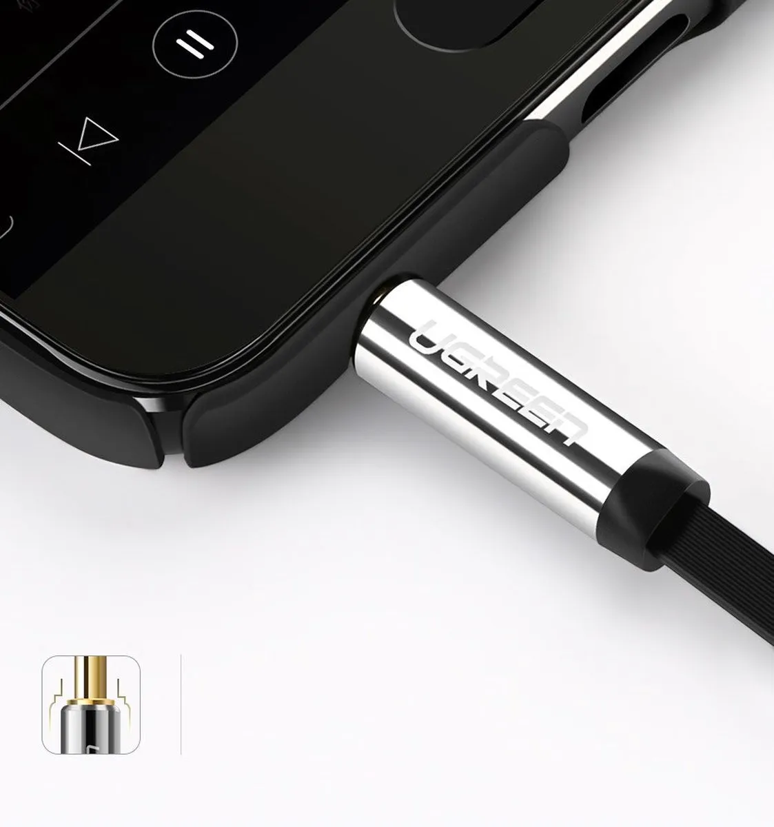 UGREEN UG004 Audiokabel 2m