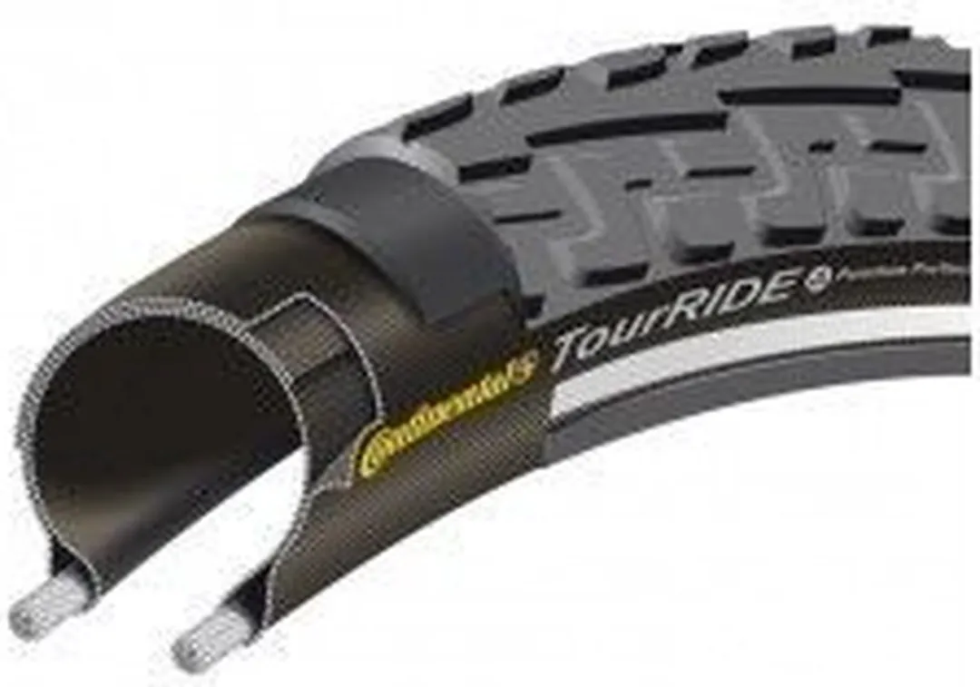 Continental Ride Tour 28x1.25 Buitenband - 32-622 - Zwart met reflectie