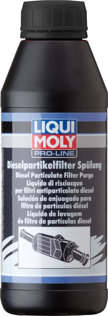 Liqui Moly Pro-Line Dieseldeeltjesfilterspoeling 500ml - Meerkleurig