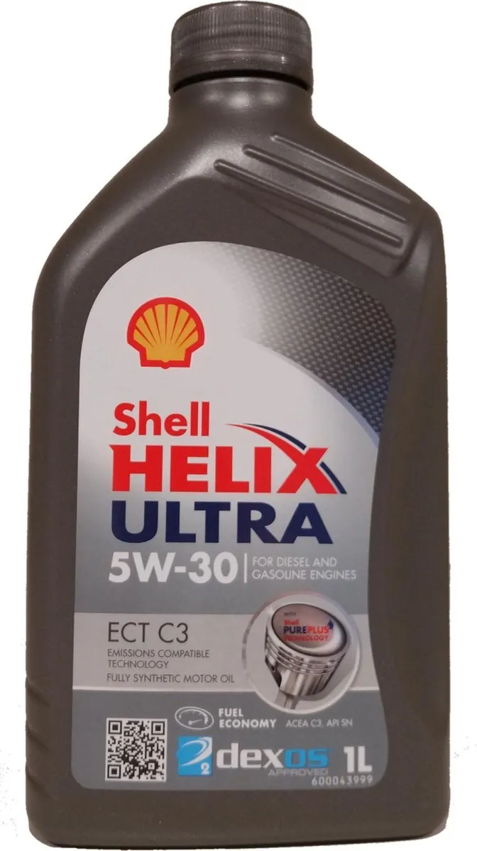 Shell Helix Ultra ECT C3 5W30 Motorolie 1L