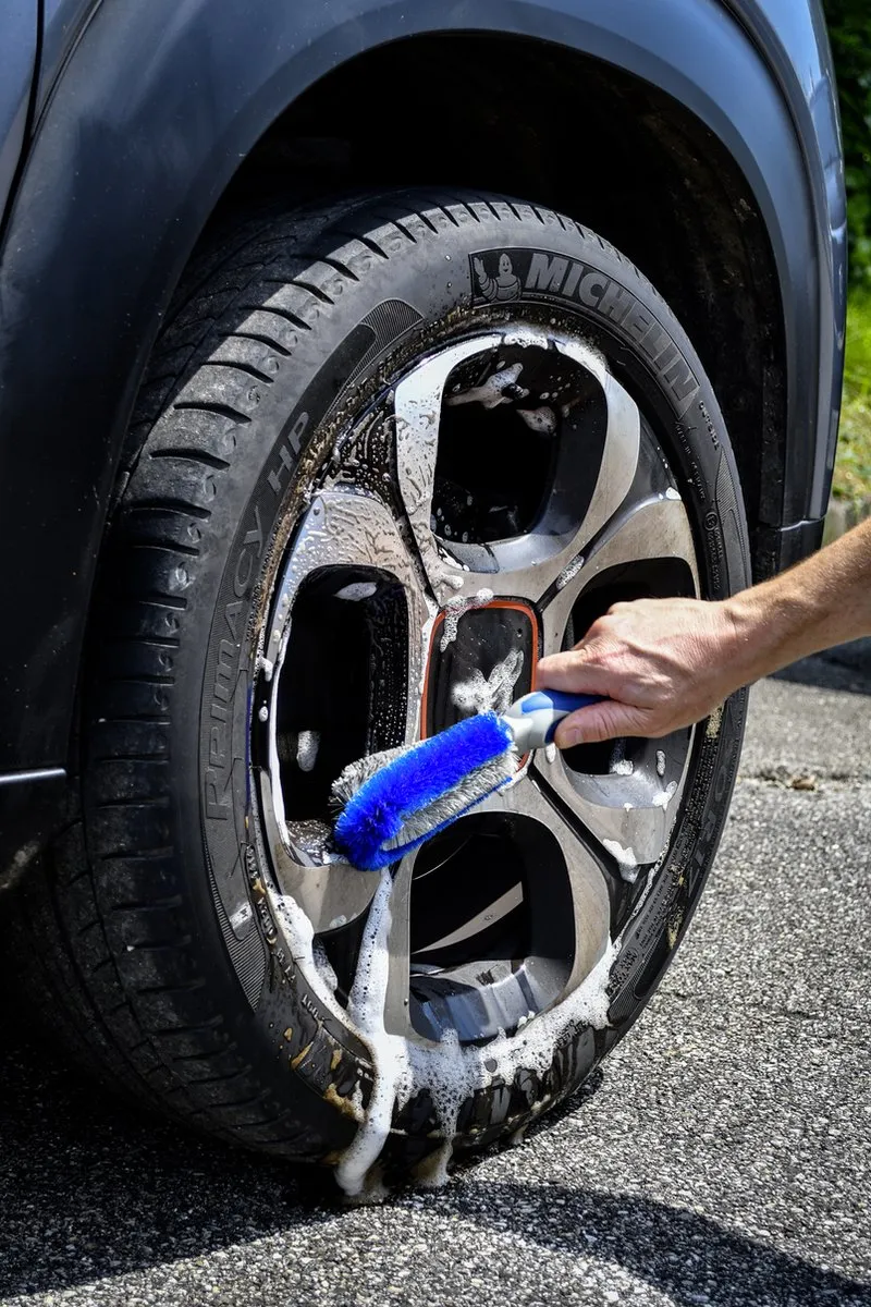 Michelin Velgenborstel Flexibel - Blauw/Grijs