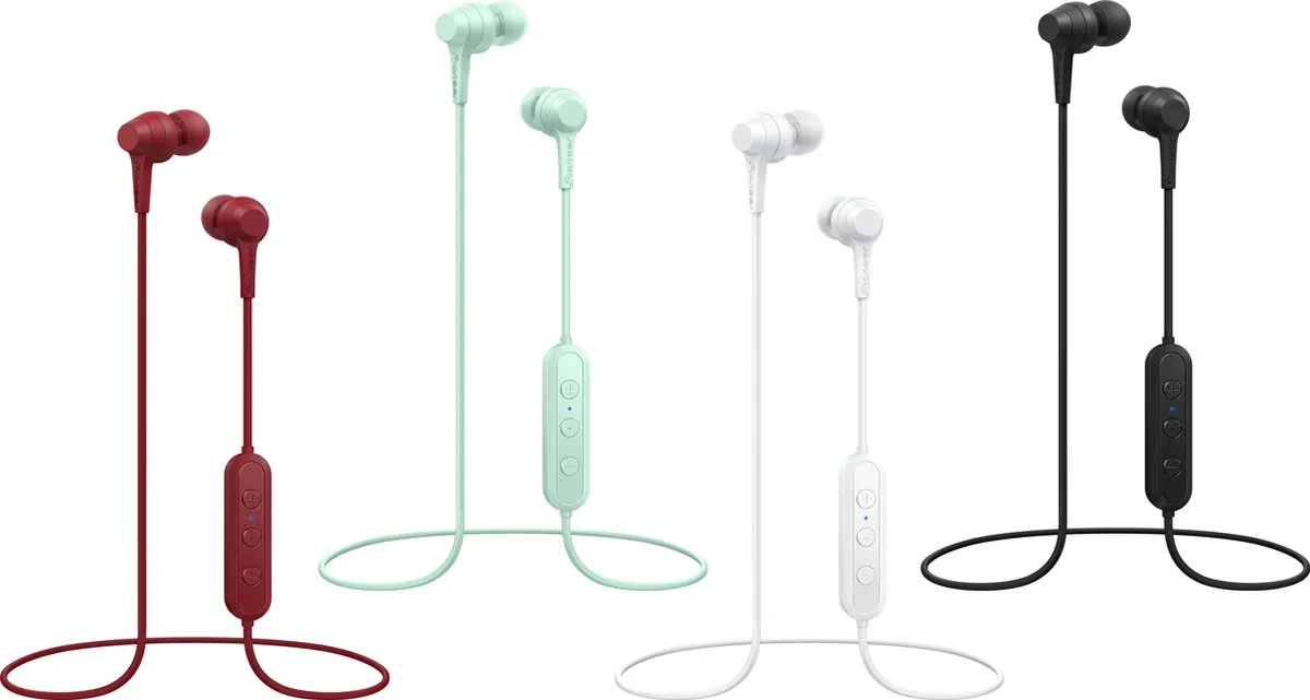 Pioneer SE-C4BT In-Ear Neckband - Rood
