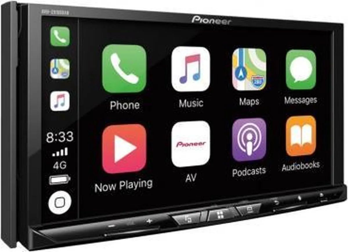 Pioneer AVH-Z9200DAB Multimedia Autoradio - 4 Kanalen 50W - Zwart