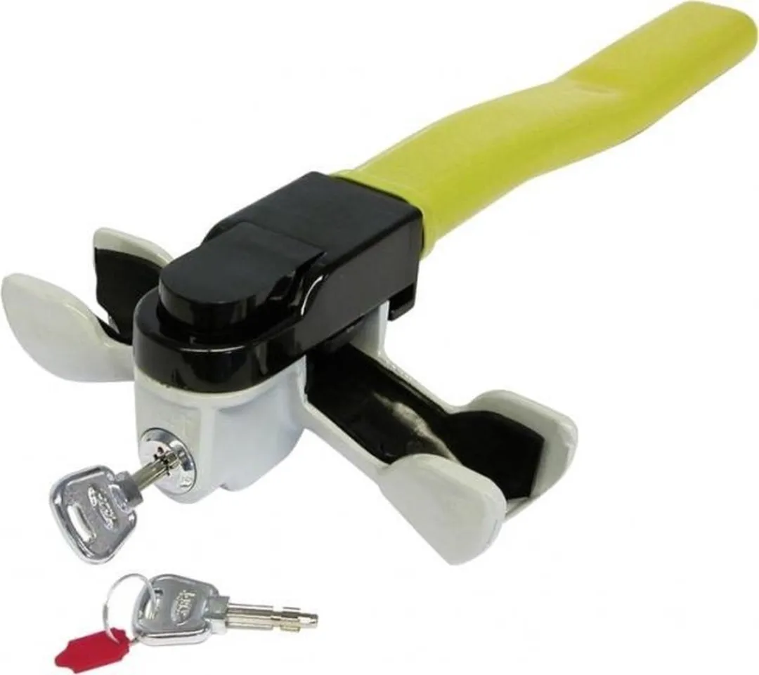 Carpoint Stuurslot Rotarylock - Geel/Zwart