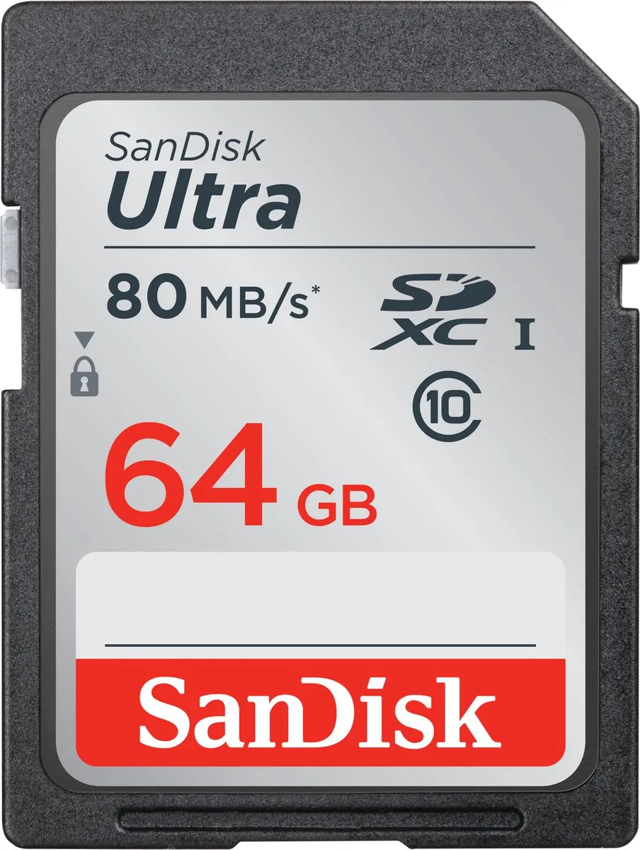 SanDisk Ultra SDXC 64GB - 80MB/s