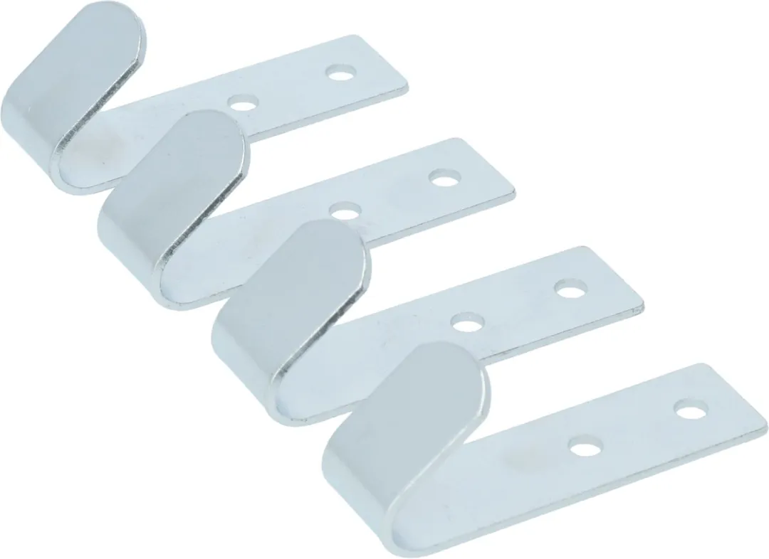 Carpoint Opschroefhaak Metaal 72mm - 4 Stuks