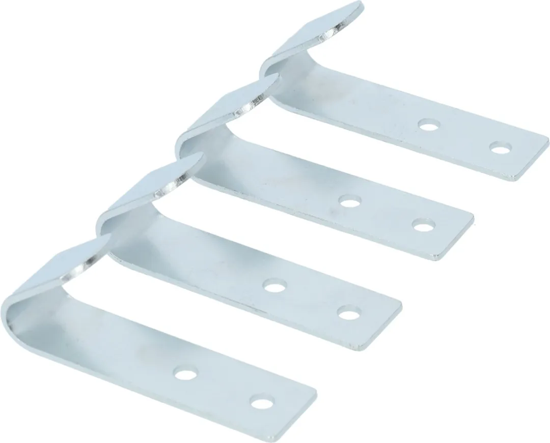 Carpoint Opschroefhaak Metaal 72mm - 4 Stuks