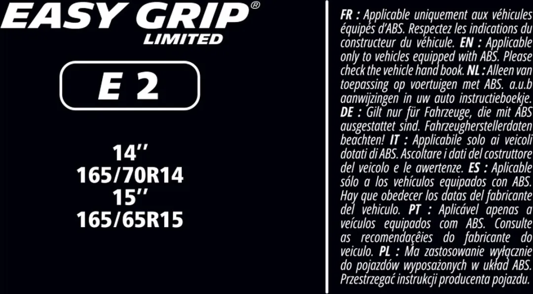 Michelin Easy Grip EG-E2 Sneeuwkettingen - 165/70R14 & 165/65R15