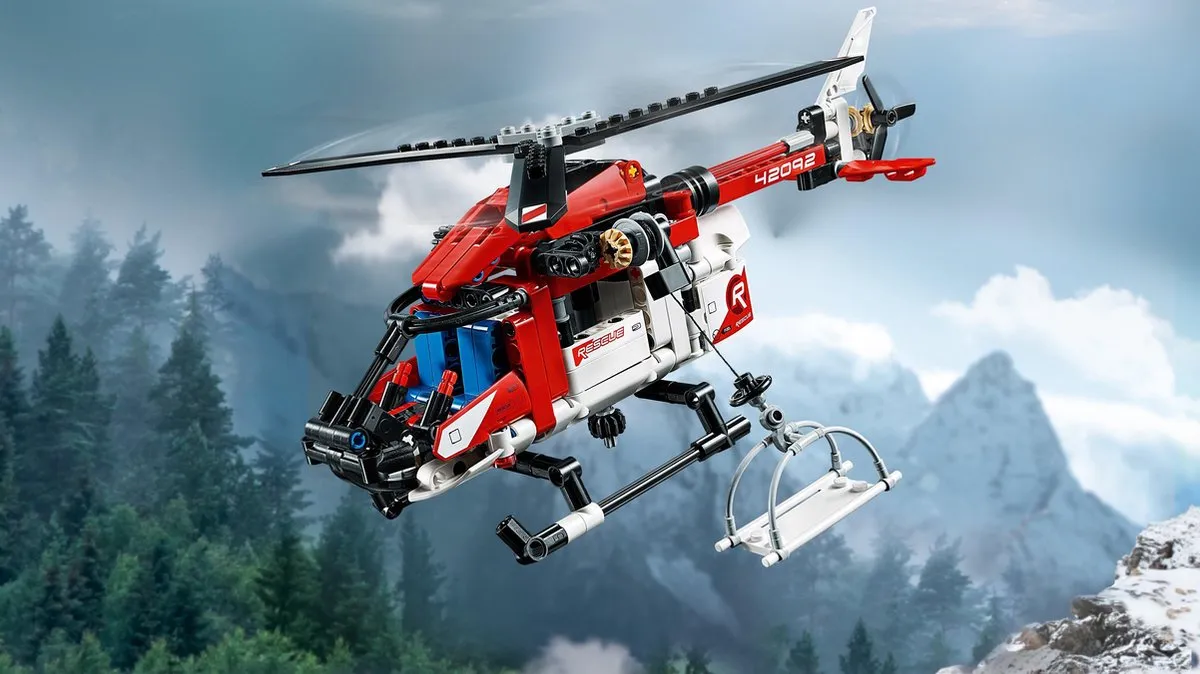 LEGO Technic Reddingshelikopter 42092 - 325 Stukken
