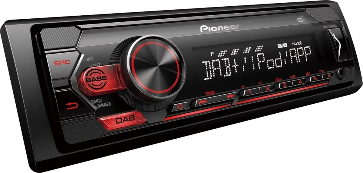 Pioneer MVH-S220DAB Autoradio - 4x50W - Zwart