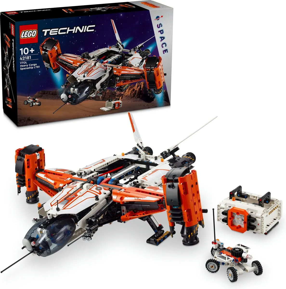 LEGO Technic VTOL Vrachtruimteschip 42181 - 1365 Stukken - afbeelding 2 van 6
