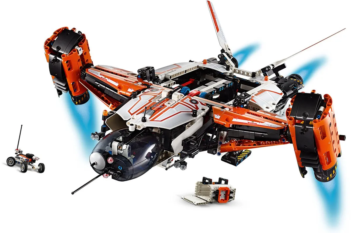 LEGO Technic VTOL Vrachtruimteschip 42181 - 1365 Stukken - afbeelding 3 van 6