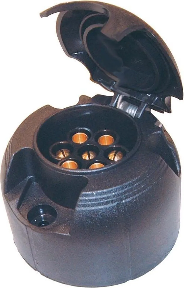 Carpoint Trekhaak Socket 7-pins - Zwart