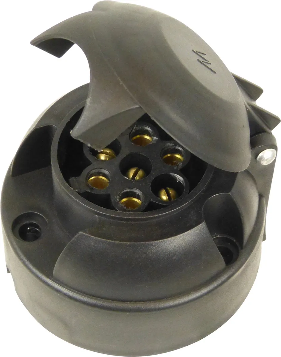 Carpoint Trekhaak Socket 7-pins - Zwart