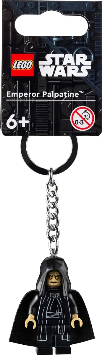 LEGO Star Wars Sleutelhanger Emperor Palpatine - Zwart